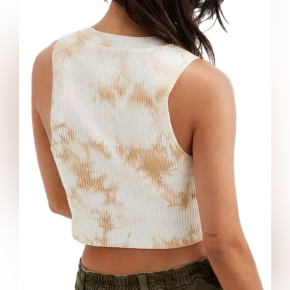 Aerie Rebel Cropped Tie Dyed Tank Top XS - Picture 2 of 8